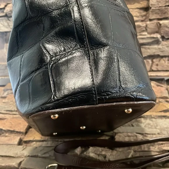 Dooney & Bourke  Embossed Croco Satchel Shopper Shoulder Bag - Picture 9 of 15